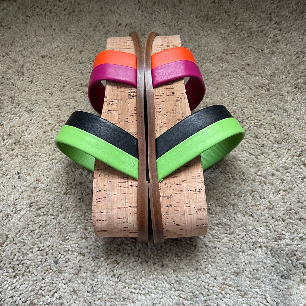 NWOB, Gabriela Hearst leather multicolored “Striker Platform Sandal” size 38 - Picture 8 of 13